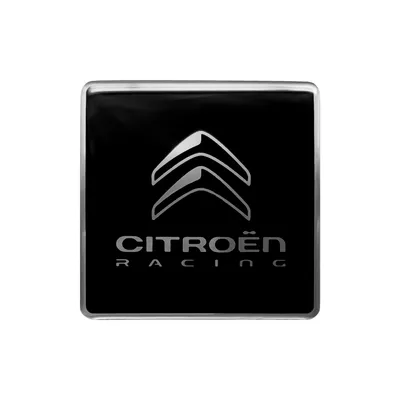 Immagine prodotto di Adesivo Citroen Racing con logo 3D, nero, 52 mm