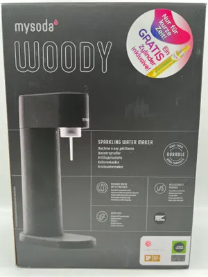 Produktbild von Wasserkarbonisierungsmaschinenpaket + 1-l-flasche - schwarz Mysoda EUR-WD002F-B-FR