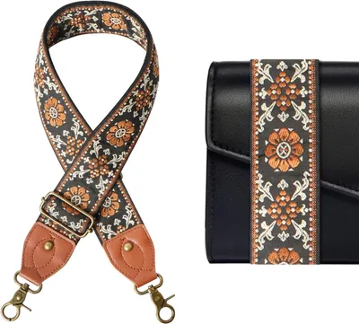 Produktbild von Schultergurt für Taschen Taschengurt Breit 5cm, Verstellbarer 73-123cm Handtaschen Gurt Taschenband Boho für Schultertasche Tragetaschen und Handtaschen