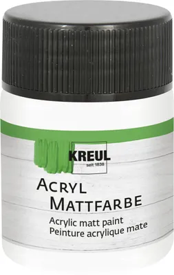 Immagine prodotto di Kreul, vernice acrilica opaca, colore limone, 50 ml