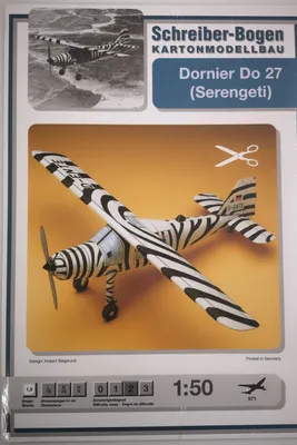 Produktbild von Schreiber-Bogen Kartonmodellbau Dornier Do 27 (Serengeti)