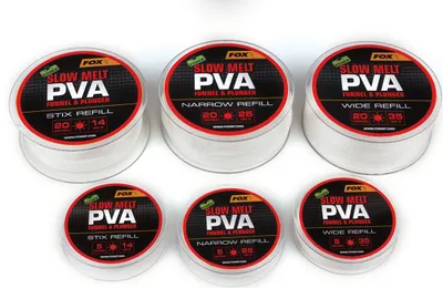 Produktbild von Fox Fishing Edges PVA Mesh Refill Slow Melt Narrow 20 m 25 mm PVA-Netz