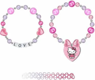 Image de Hello Kitty Bracelet pour enfants Chaîne de bijoux pour filles avec pendentif à motif