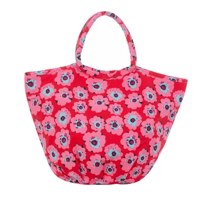 Produktbild von Overbeck and Friends - Canvas Shopper Lilly, rot,rosa, 100% Canvas