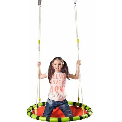 Produktbild von WOODY Klappbarer Schaukelkreis orange (Durchmesser 103 cm)