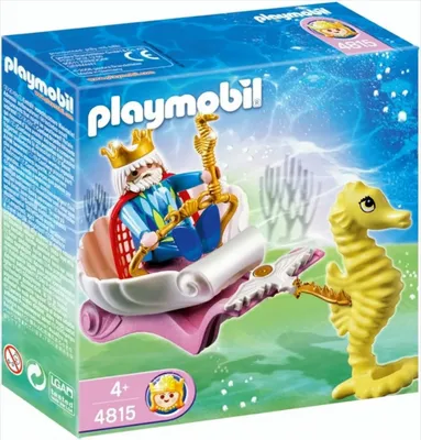 Produktbild von PLAYMOBIL 4815 Meereskönig mit Seepferdchenkutsche