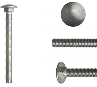 Image de Vis de serrure acier inoxydable M10 x 110 mm - 25 pièces