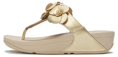 Produktbild von FitFlop Lulu Flower Zehenstegsandalen GOLD 37