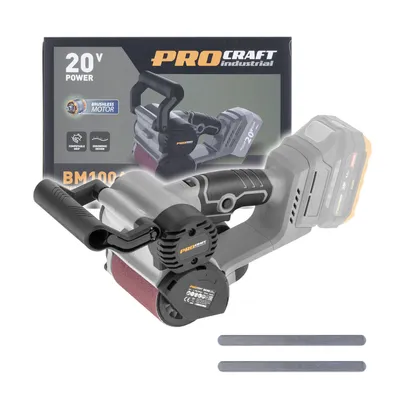 Produktbild von Procraft Industrial BM100A bb Akku Walzenschleifer 20 V 80 x 100 mm Brushless Solo - ohne Akku, ohne Ladegerät
