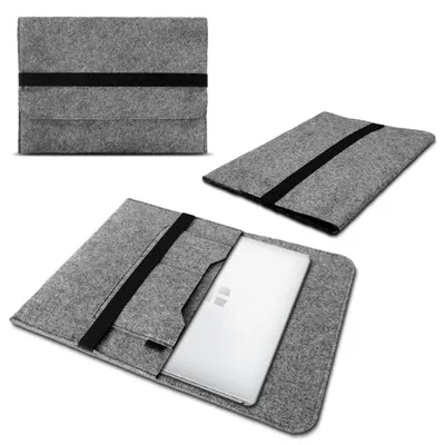 Produktbild von Tasche Notebook Filz Hülle Sleeve Cover Schutzhülle Laptop Case Tablet MacbookGröße:9.7 - 10 Zoll;Farbe Filz Sleeve:Grau