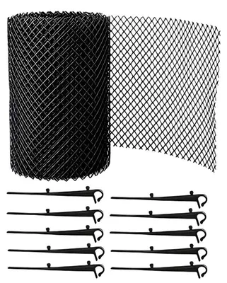 Obrázek produktu pro RealG RC-K-2097 Síťka na okapy proti listí a nečistotám 15 cm x 6 m + klipy