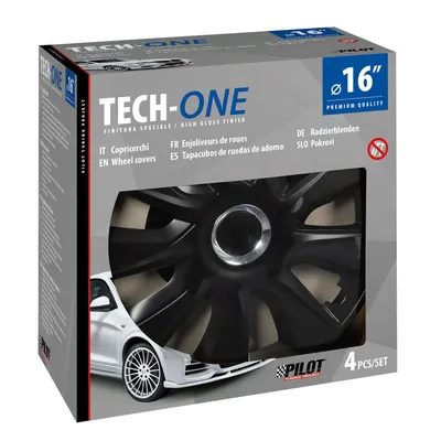 Obrázok produktu pre Sada 4 čiernych krytov nábojov Stratos RC D 16