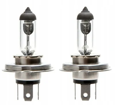 Produktbild von 2x Halogenlampe H4 12V 60/55W klar – Autolampen Set für Abblendlicht und Fernlicht