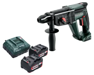 Produktbild von Metabo KH 18 LTX 24 Akku Kombihammer 18 V 2,1 J SDS Plus + 2x Akku 4,0 Ah + Ladegerät