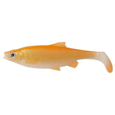 Produktbild von Savage Gear LB Roach Paddle Tail Gummifisch, Farbe:Goldfish, Länge / Gewicht:10cm / 10g