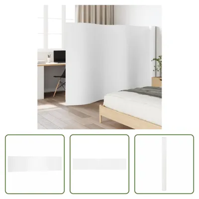 Produktbild von The Living Store Paravent Weiß 165x800 cm Bambus