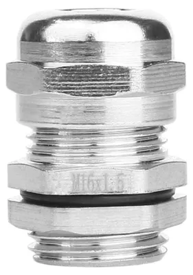 Produktbild von M16 Kabelverschraubung metrisch 4-8 mm IP68 vernickeltes Messing DGN 3176