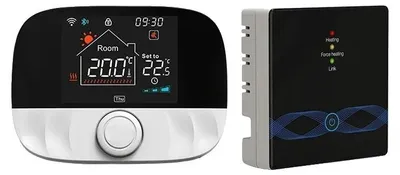 Obrázek produktu pro Termostat, programovatelný ovladač, kompatibilní s hlasovými asistenty, WiFi