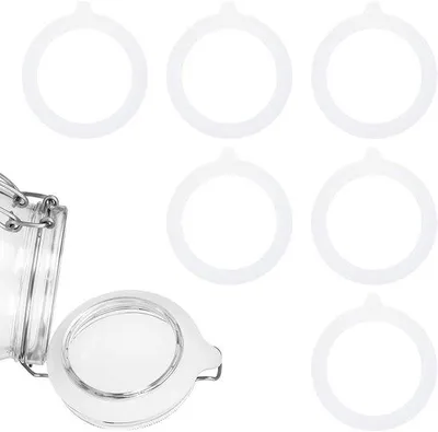 Obrázek produktu pro Silikonové kroužky, gumové kroužky, 6 kusů, odnímatelné, náhradní gumové kroužky