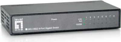 Produktbild von LevelOne GEU-0822 - Switch - 8 x 10/100/1000