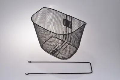 Produktbild von Lenkerkorb Metallkorb Fahrrad Schwarz 23L