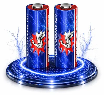 Produktbild von 2 x Wilhelm A23 12V Wilhelm Alkaline Batterien MN21 V23GA 23A L1028 12 Volt 55 mAh
