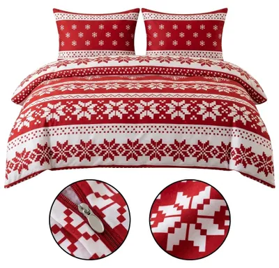Zdjęcie produktu dla Komplet Pościeli 220x200 z 2 Poszewkami 70x80 Winter Wonderland