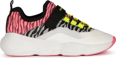 Produktbild von GEOX Bubblex A - Weiß / Fuchsia Textil/Synthetik Größe: 33 Normal