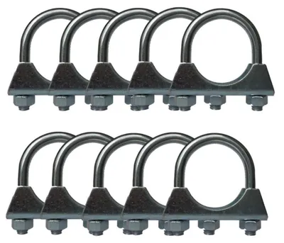 Produktbild von 10 Stück Bügelschelle M8 Rohrschelle Ø38-80 mm Auswahl: (10 Stück Ø 60 mm)