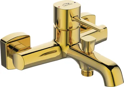 Produktbild von Design Badewannenarmatur für Wandmontage ohne Set Gold