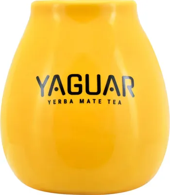 Obrázek produktu pro Keramický hrnek Yaguar Mate 350 ml - žlutý