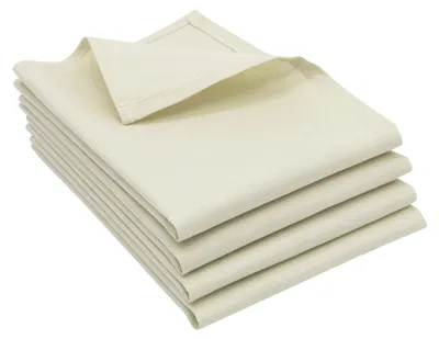 Produktbild von 4er Set Geschirrtücher, Küchentücher, 50x70 cm, Halbleinen, beige, Gastronomiequalität