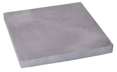 Image de VIVANNO Accessoires pour bacs à plantes Pierre synthétique MOVO ronde, gris mat - 28x28x4 cm