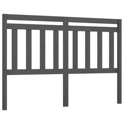 Obrázok produktu pre vidaXL Čelo postele sivé 156x4x100 cm Masívne borovicové drevo