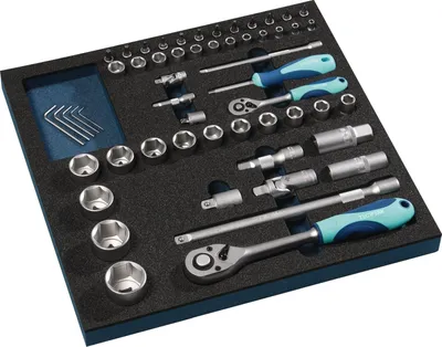 Image de Jeu d'outils 55 pièces, module 2/3, clés à douille