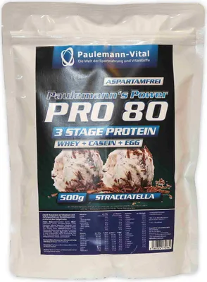 Produktbild von Paulemann-Vital Pro 80 - 500 g-Beutel Stracciatella