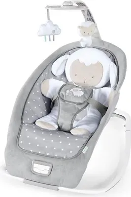 Immagine prodotto di Sdraietta, INGENUITY Cuddle Lamb, pieghevole, 3 posizioni reclinabili, 12 melodie, vibrazione