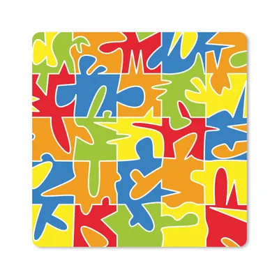Produktbild von MuchoWow® Mauspad Mousepad Puzzle - Muster - Abstrakt 30x30 cm - Mousepads - Maus Mat - Pad - Mausunterlage - Gaming