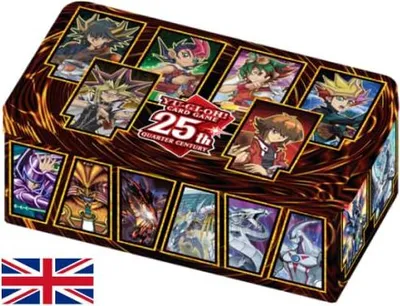 Produktbild von YGO – 25th Anniversary Collectors Tin: Dueling Heroes 2023 (Englisch)+ Heartforcards® Versandschutz