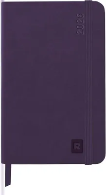 Produktbild von Rhodia Webplanner 2026, A6, 80 Bl 90g, vertikal Kalenderraster Aubergine 194712C