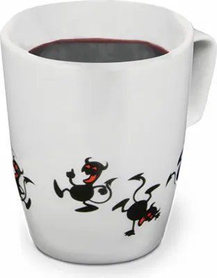 Produktbild von Take2 Feuerteufel Tasse mit Feuerteufeldekor, Feuerzangenbowle, Teetasse, Feuerzangentasse, 260601