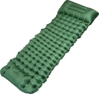 Image de Matelas de camping, épaisseur 10 cm, gonflable, matelas de camping pour l'intérieur, ultra-léger, très résistant, imperméable et antidérapant