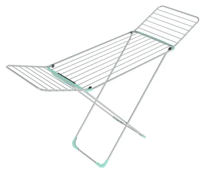 Image de Colombo New Scal Bella, étendoir à linge pliable, aluminium, acier, aluminium, noir, 20 mètres, 2,1 kg, 55,5 cm