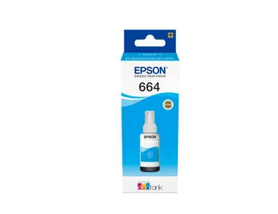 Immagine prodotto di Epson C13T664240 Cartuccia Ink Jet Flacone Ecotank per L300 355 555 Ciano
