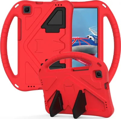 Obrázek produktu pro Dětské pouzdro pro Huawei MediaPad M3 Lite 8 8,0", Eva Lehký nárazuvzdorný skládací stojánek, dětský ochranný kryt s rukojetí Red
