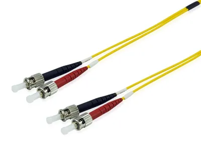 Produktbild von Equip LWL Patchkabel ST->ST 5.00m Singlemode Duplex OS2 ge Polybeutel