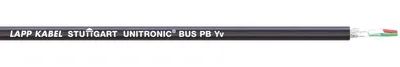 Image de 10 mètres Lapp 2170223 Unitronic BUS PB Yv Câble de bus 1x2x0,64 mm² blindé I PROFIBUS DP I Câble de données noir I Pose en terre I Résistant aux UV I Résistant aux intempéries I Câble de bus