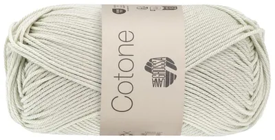 Produktbild von Lana Grossa COTONE 50 g vielseitiges Baumwoll-Basicgarn 125 m Farbe 145 - Lichtgrau