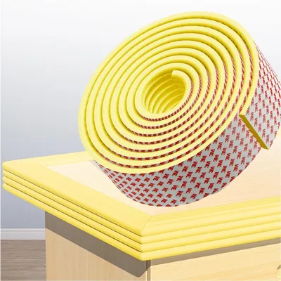 Obrázok produktu pre Ochranné rohy – samolepiaca pena – žltá – 5 m
