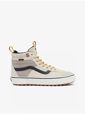 Produktbild von Beige und Creme Herren Leder Knöchel Turnschuhe VANS UA SK8-Hi Mte-2 - 42,5